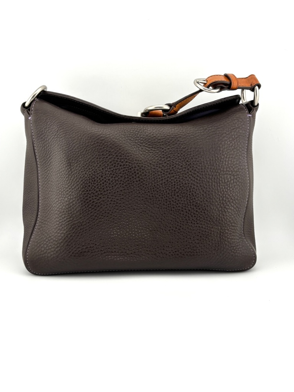 Coach E06S-10131 Chelsea Brown Pebbled Leather Hobo Shoulder Handbag - Picture 5 of 14